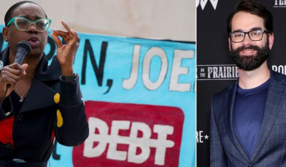 Former Ohio state Sen. Nina Turner, left, got a surprising response to her poll about canceling student loan debt, much to Matt Walsh's amusement.