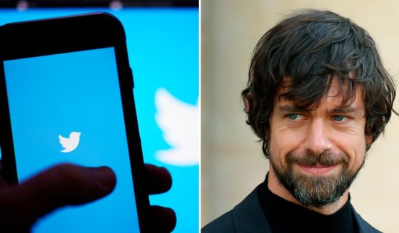 Twitter app and founder Jack Dorsey in a collage
