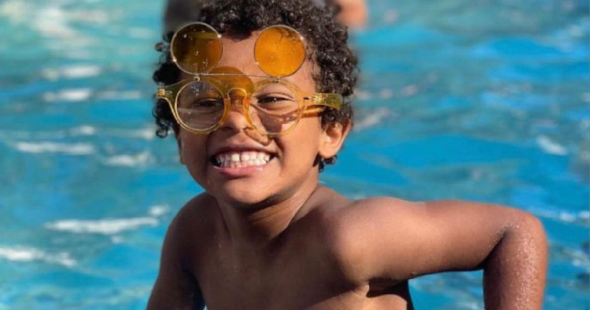 Massiah Brown, 7: "I was just playing in the pool, and then I saw a boy at the bottom of the pool. ... I went to go get him, and then I brought him up."