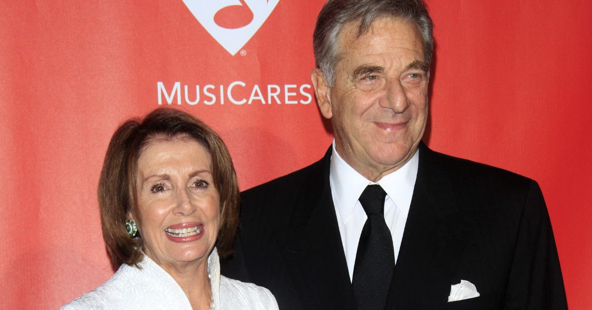 House Speaker Nancy Pelosi is pictured with her husband, Paul, in a file photo from 2017.
