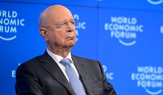 Founder and Executive Chairman of the World Economic Forum Klaus Schwab attends the opening of the WEF Davos Agenda virtual sessions at the WEF headquarters near Geneva, Switzerland, on Jan. 17.