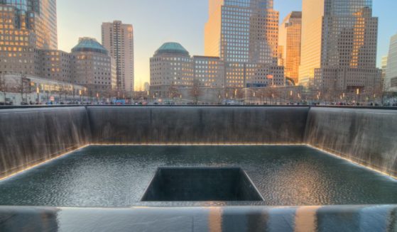 The National September 11 Memorial & Museum is built on the site of the World Trade Center towers that collapsed on Sept. 11, 2001, in New York City.
