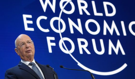 World Economic Forum founder and executive chairman Klaus Schwab delivers a speech during the WEF's annual meeting in Davos, Switzerland, on Jan. 21, 2020.