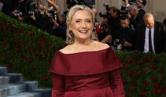 Hillary Clinton attends the 2022 Met Gala celebrating 'In America: An Anthology of Fashion' at The Metropolitan Museum of Art on May 2, in New York City.