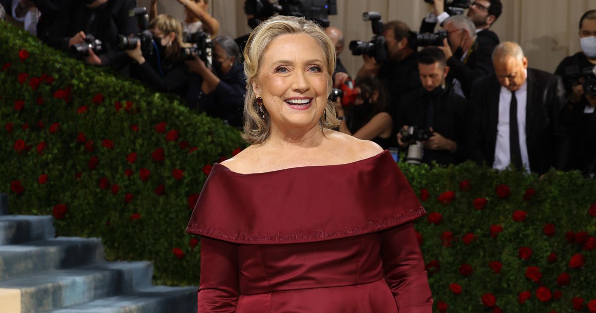 Hillary Clinton attends the 2022 Met Gala celebrating 'In America: An Anthology of Fashion' at The Metropolitan Museum of Art on May 2, in New York City.