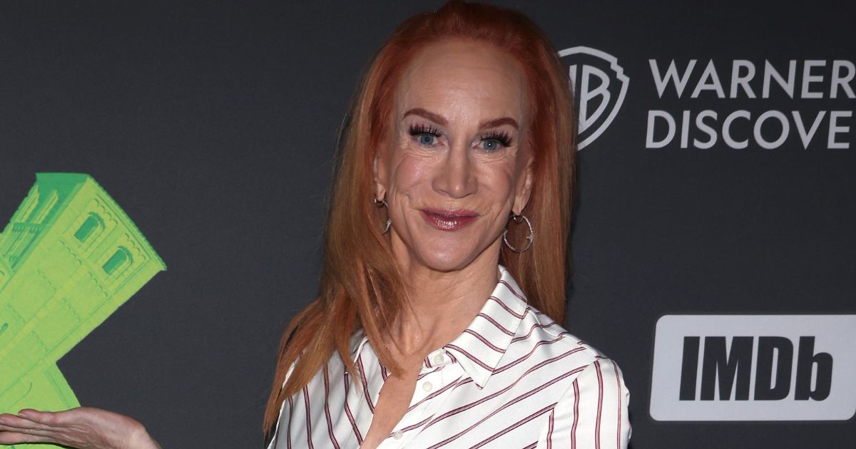 Comedian Kathy Griffin attends the 2022 Outfest Los Angeles LGBT Film Festival screening of Kit Williamson's new series "Unconventional" on July 21 in Los Angeles.