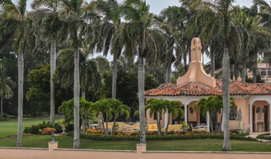 Former President Donald Trump's residence in Mar-A-Lago, Palm Beach, Florida on Tuesday.