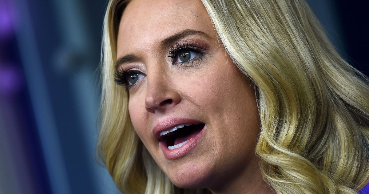 White House Press Secretary Kayleigh McEnany speaks during a press briefing on Dec. 15, 2020, in Washington, D.C.