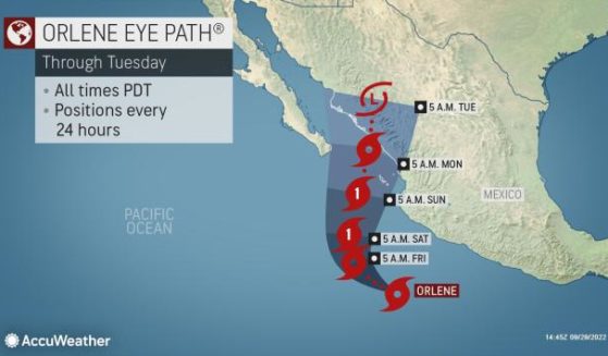 Impacts to land are set to begin as early as Friday night. The outer rainbands of Orlene will begin to brush coastal areas Friday night and will continue to spread over portions of western Mexico over the weekend.