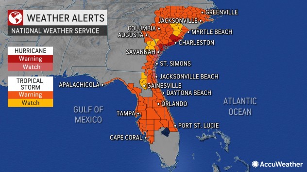 Ian will regain hurricane intensity before moving onshore in South Carolina, perhaps just south of Charleston, South Carolina, late Friday afternoon or early Friday evening, Rayno said.