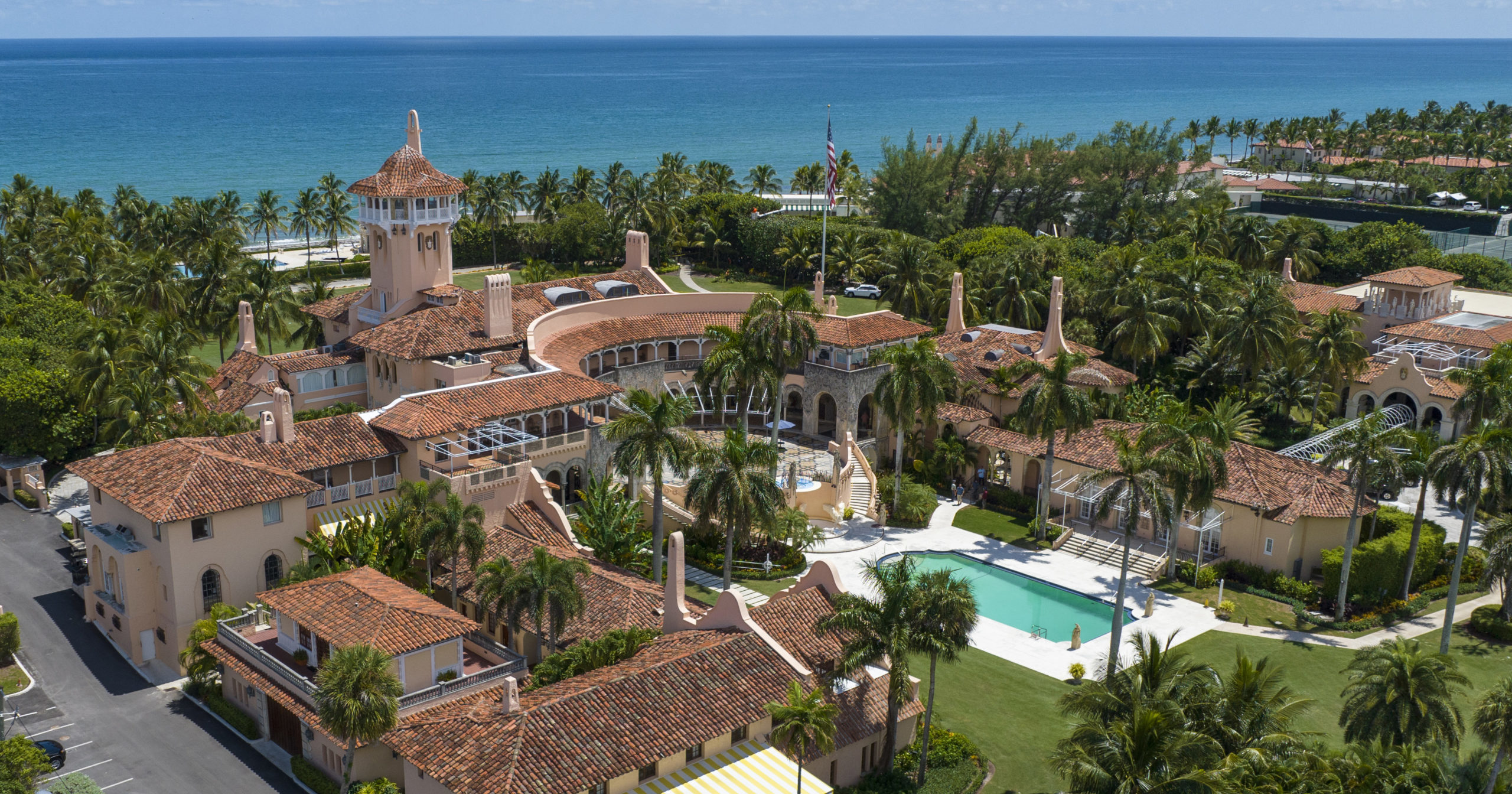 Former President Donald Trump's Mar-a-Lago estate in Palm Beach, Florida, was raided in August.