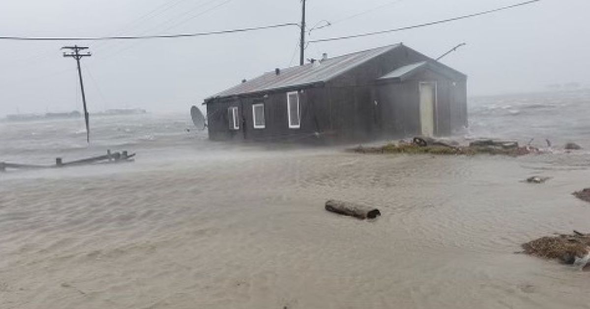 Western Alaska was devastated by the strongest September storm to hit the state in 70 years.