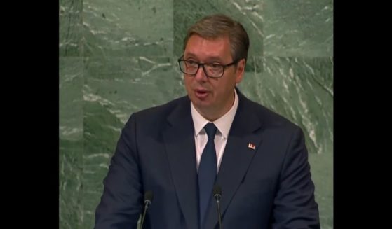 Serbian President Aleksandar Vucic told reporters on Tuesday that the world is "approaching a major war" on the scale of World War II.