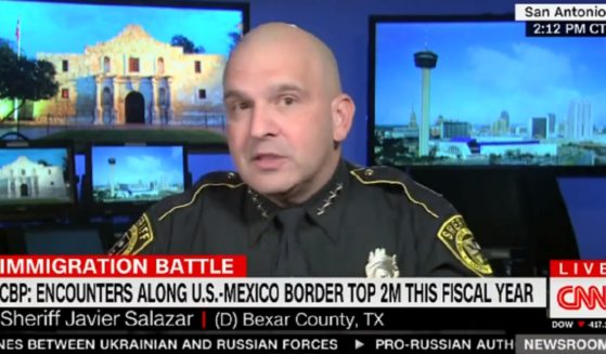 Bexar County Sheriff Javier Salazar is interviewed Tuesday by CNN's Alisyn Camerota.