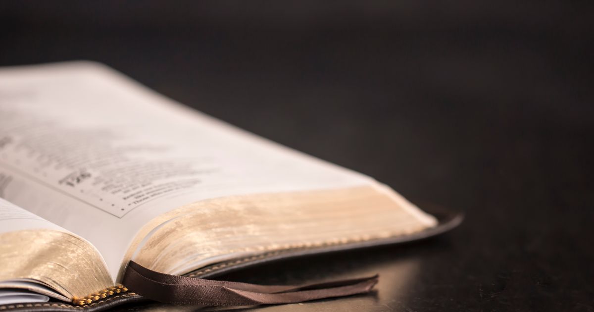 A Bible is seen in the above stock image.