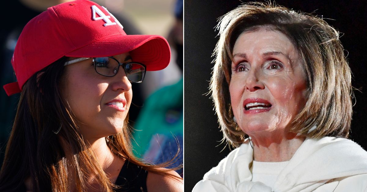 Colorado Rep. Lauren Boebert, left, commented on the harsh reception that House Speaker Nancy Pelosi received from the crowd during the Global Citizen Festival in New York's Central Park on Saturday.