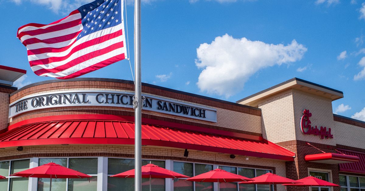 A Houston, Texas, Chick-fil-A is pictured on July 5.