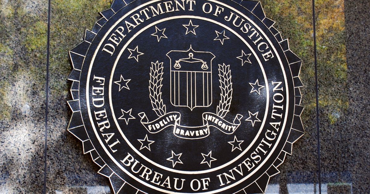 The FBI seal is seen in the above stock image.