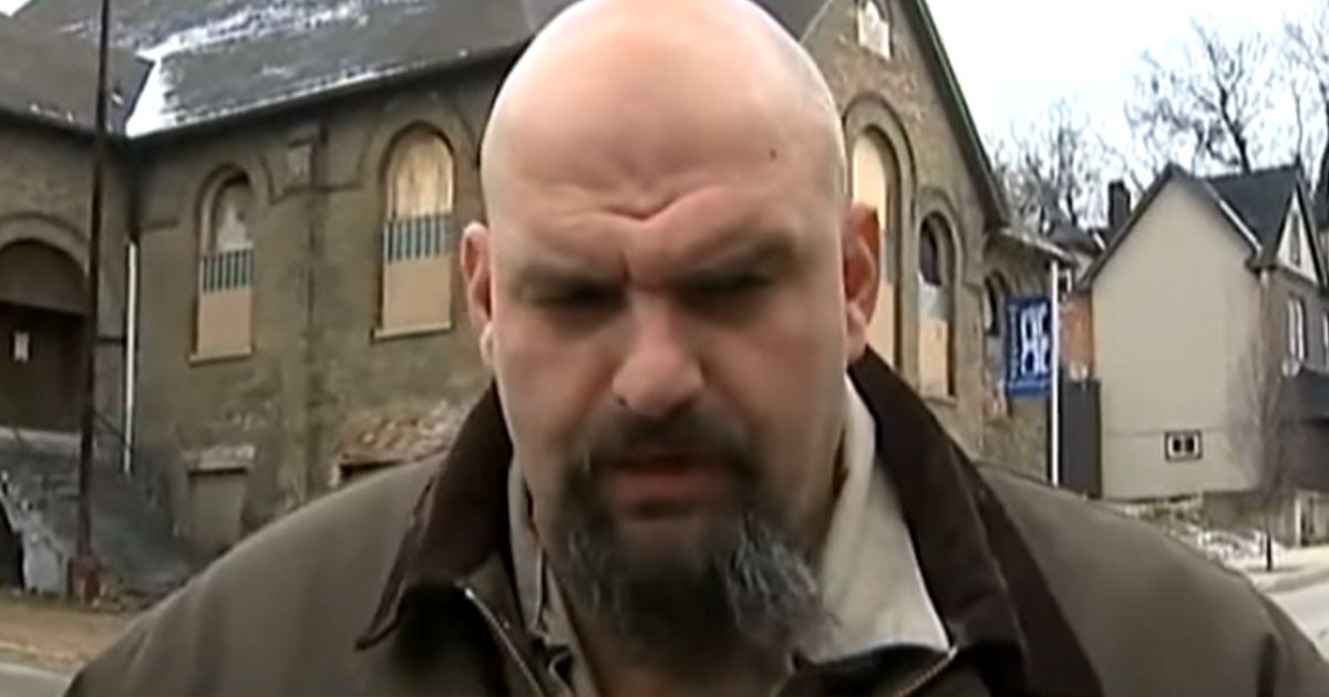 John Fetterman, then the mayor of Braddock, Pennsylvania, talks to WTAE-TV in Pittsburgh about the incident in 2013.