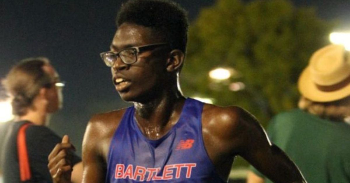 Gabe Higginbottom, 17, suffered a heart attack while competing in a cross county meet in Pensacola, Florida, on Sept. 10.
