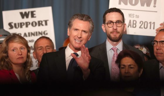 California Gov. Gavin Newsom speaks during a news conference on Wednesday in San Francisco.