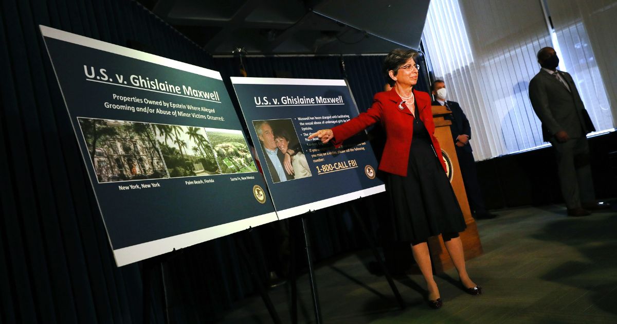 Acting U.S. Attorney for the Southern District of New York Audrey Strauss speaks at a news conference to announce the arrest of Ghislaine Maxwell on July 2, 2020, in New York City.