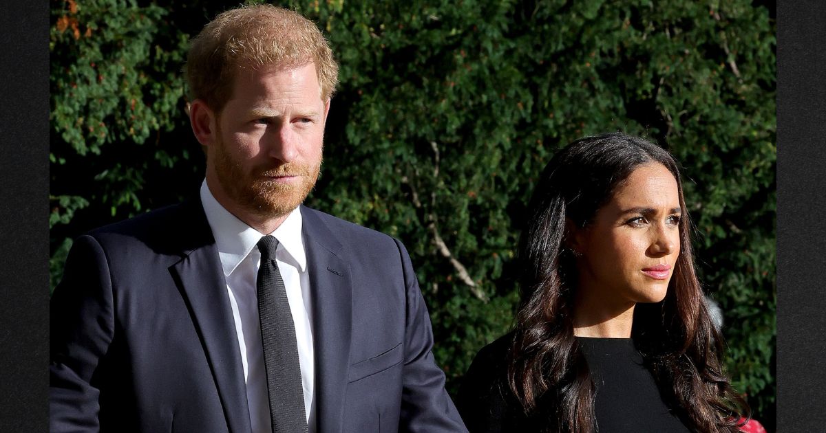 Prince Harry, Duke of Sussex, and Meghan, Duchess of Sussex are seen in a Sept. 10 photo at Windsor Castle.
