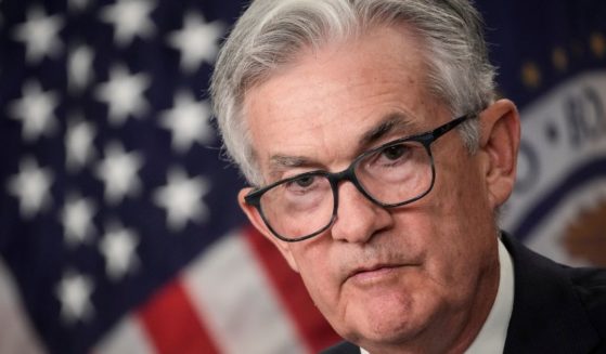 Federal Reserve Board Chairman Jerome Powell speaks during a news conference following a meeting of the Federal Open Market Committee in Washington, D.C., on Wednesday.