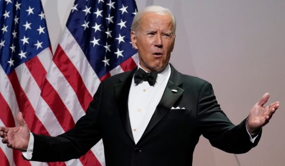President Joe Biden in a tuxedo