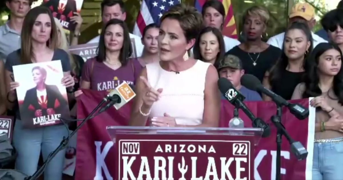 Arizona's Republican gubernatorial candidate Kari Lake pointed out that many liberals, including Hillary Clinton and Kamala Harris, questioned the results of the 2016 election without being accused of dividing the country.