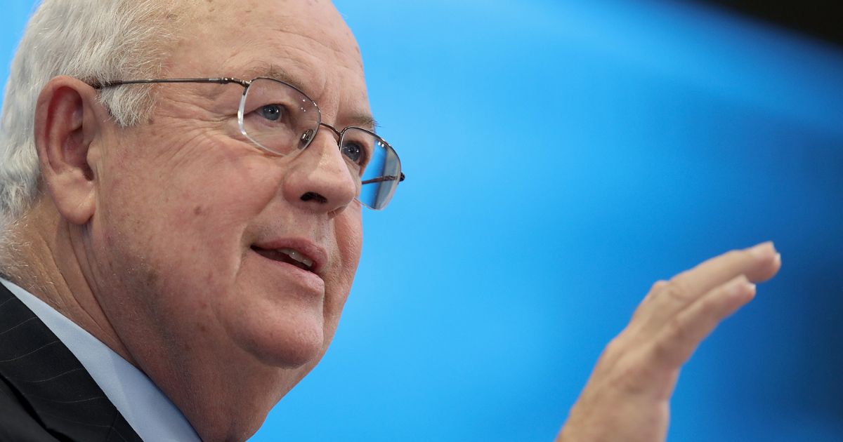 Former Independent Counsel Ken Starr answers questions during a discussion at the American Enterprise Institute after speaking on the topic of "Special Counsels and the Presidency: A Conversation with Ken Starr on the Role of the Constitution and the Ongoing Mueller Investigation" on Sept. 18, 2019.