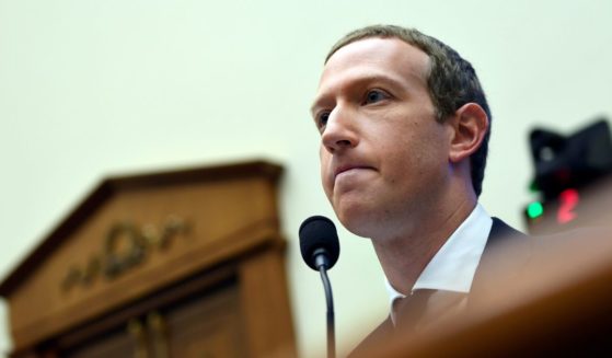 Mark Zuckerberg testifying before the House Financial Services Committee