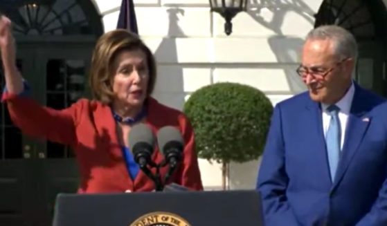 House Speaker Nancy Pelosi had to ask her audience to applaud during her speech praising the Inflation Reduction Act Tuesday.