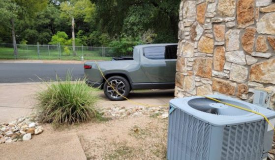 Dr. Christopher Yang found a novel use for his Rivian R1T electric truck when the power went out at his clinic on Thursday.