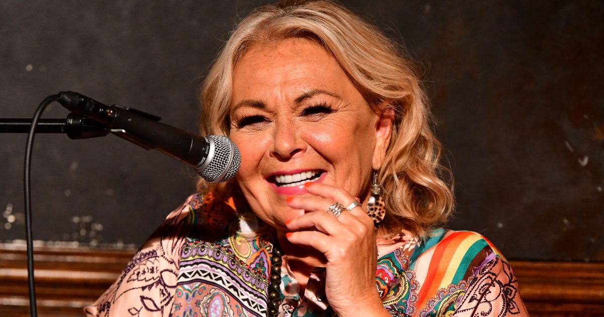 Comedian Roseanne Barr attends a live podcast at Stand Up NY in New York City on July 26, 2018.