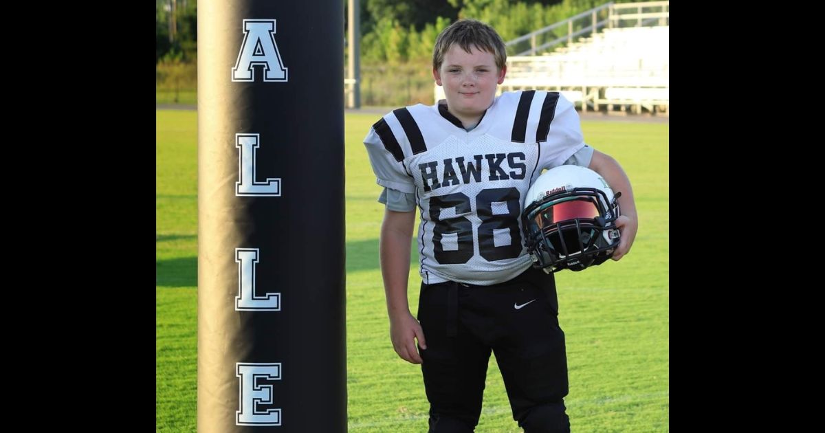 Treven Ball, 10, died on Tuesday days after fulfilling a dream of playing football under the lights.