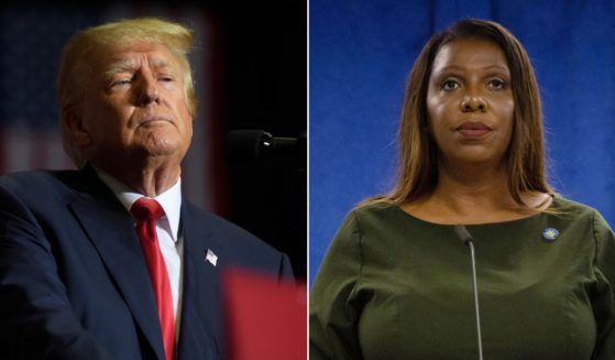 Former President Donald Trump, left, had a civil lawsuit brought against him Wednesday by New York Attorney General Letitia James, right.
