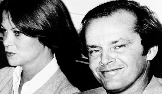 Jack Nicholson and Louise Fletcher appear at a news conference to promote the film "One Flew Over the Cuckoo's Nest" in Rome in 1976. Fletcher, who played the role of Nurse Ratched, died on Friday.