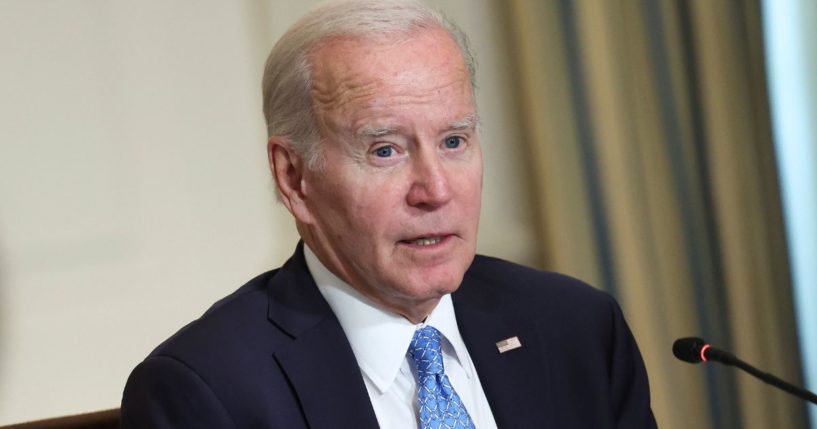President Joe Biden, pictured at a White House event on Monday.