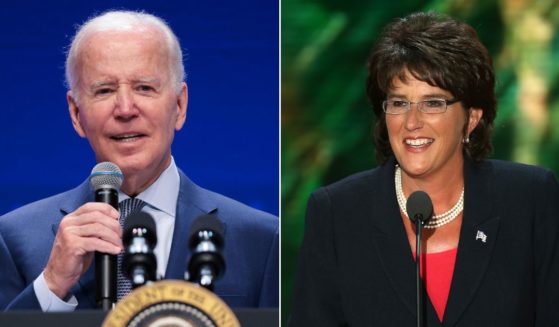 While giving a speech during the White House Conference on Hunger, Nutrition, and Health on Wednesday, President Joe Biden, left, asked where Rep. Jackie Walorski, right, was, though the congresswoman passed away in August.