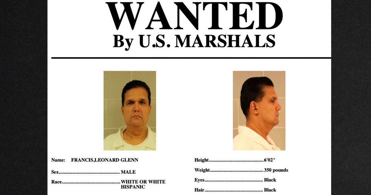 This wanted poster provided by the U.S. Marshals Service shows Leonard Francis, also known as "Fat Leonard," who was on home confinement while he helped prosecutors with a massive bribery and conspiracy investigation. He allegedly cut off his GPS ankle monitor and disappeared the morning of Sept. 4.