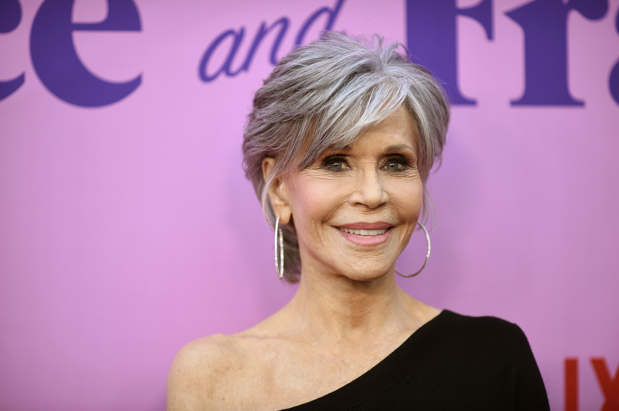 Jane Fonda, seen at an April appearance, said in an Instagram post that she has been diagnosed with non-Hodgkins lymphoma and has begun a six-month course of chemotherapy.