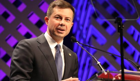 Transportation Secretary Pete Buttigieg delivers remarks at the Plenary II: State of Black America: Combatting the Threat to Civil Rights & Democracy on July 22 in Washington, D.C.
