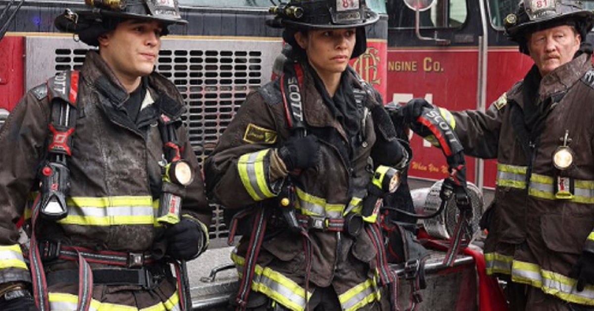 Actors from the NBC show "Chicago Fire."