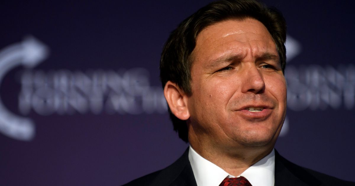 Florida Gov. Ron DeSantis speaks at the Unite and Win Rally in support of Pennsylvania Republican gubernatorial candidate Doug Mastriano at the Wyndham Hotel on Aug. 19 in Pittsburgh, Pennsylvania.