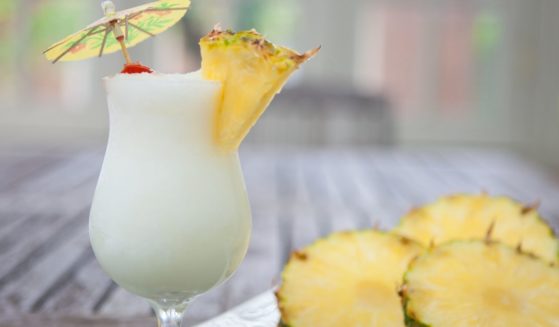 The above stock image is of a pina colada.