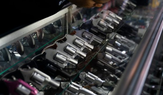 guns on display at Burbank Ammo & Guns