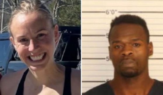 On Friday, Eliza Fletcher, left, was abducted while running in Memphis, Tennessee. On Sunday, Cleotha Abston was charged with kidnapping Fletcher, though she has not yet been found.