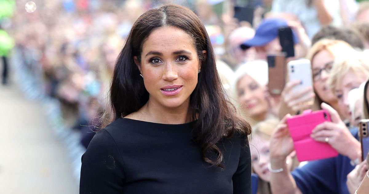 Meghan Markle meets members of the public on Saturday in Windsor, England.