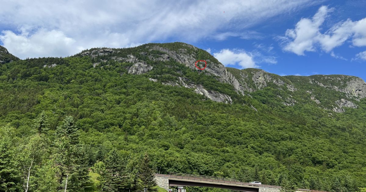 Two hikers were rescued in New Hampshire in June after forging their own path and getting stranded on a cliffside.